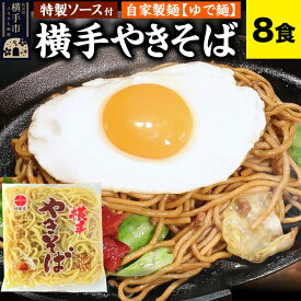 【ふるさと納税】横手やきそば（専用茹で麺＆ストレートソース）8食