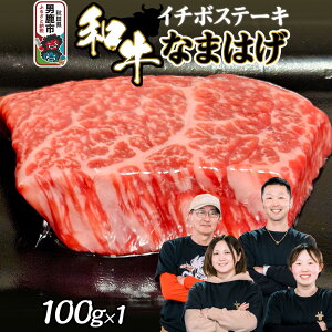 【ふるさと納税】和牛なまはげ イチボステーキ 100g 大進農場