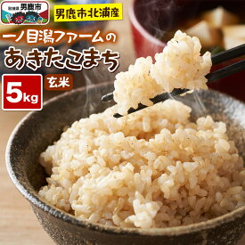 【ふるさと納税】＜令和7年産＞「秋田県男鹿市北浦産」あきたこまち（玄米）5kg