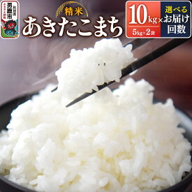 【ふるさと納税】定期便【選べるお届け回数】令和7年産 あきたこまち （精米）10kg（5kg×2袋）スズキファーム