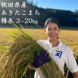 【ふるさと納税】令和7年産 特Aランク厳選 秋田県産 あきたこまち 白米 選べる容量 3〜20kg 精米 お米【(株)鈴木又五郎商店】[B6-2301]
