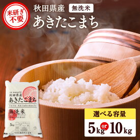 【ふるさと納税】＼選べる発送月／ 令和7年産米 秋田県産 あきたこまち 無洗米 5kg 10kg 米 ご飯 ふるさと 人気 ランキング【こまち農業協同組合】[C3-2501]