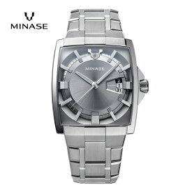 【ふるさと納税】MINASE時計 HORIZON ブレスレットタイプ（VM12-M01NGY-SSB）【協和精工株式会社】[F11909]