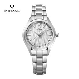 【ふるさと納税】MINASE時計 LunaArch ブレスレットタイプ（UG01-M01NWH-SSB）【協和精工株式会社】[F11917]