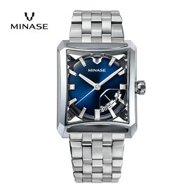 【ふるさと納税】MINASE時計 SEVEN WINDOWS ブレスレットタイプ（VM15-M01NBL-SSB）【協和精工株式会社】[F11920]