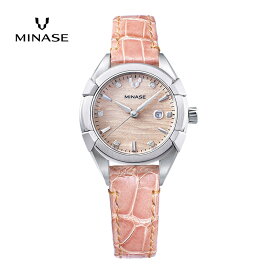 【ふるさと納税】MINASE時計 Uruga31 クロコベルトタイプ（UG02-LLPNCP-SSD）【協和精工株式会社】[F11924]