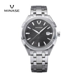 【ふるさと納税】MINASE時計 Uruga42 ブレスレットタイプ（UG03-M01NGY-SSB）【協和精工株式会社】[F11935]