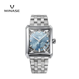 【ふるさと納税】MINASE時計 SEVEN WINDOWS ブレスレットタイプ（VM15-M01YIB-SSB） MINASE 日本製 時計 腕時計 メンズ 高額 人気 ランキング【協和精工株式会社】[F11939]