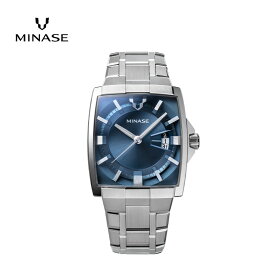 【ふるさと納税】MINASE時計 HORIZON ブレスレットタイプ（VM12-M01NBL-SSB） MINASE 日本製 時計 腕時計 メンズ 高額 人気 ランキング【協和精工株式会社】[F11947]