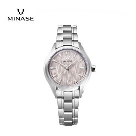 【ふるさと納税】MINASE時計 LunaArch ブレスレットタイプ（UG01-M01NBE-SSB） MINASE 日本製 時計 腕時計 レディース 高額 人気 ランキング【協和精工株式会社】[F11950]