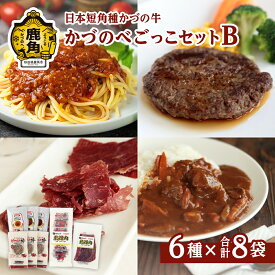 【ふるさと納税】かづの牛 かづのべごっこセットB［A-8］ ハンバーグ／ビーフジャーキー／レトルト商品 GI産品 かづの牛 牛肉 県産牛 国産牛 お中元 お歳暮 お取り寄せ グルメ ギフト 故郷 秋田 あきた 鹿角市 鹿角 送料無料【秋田県畜産農業協同組合】