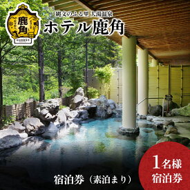 【ふるさと納税】 ホテル鹿角宿泊券 ( 素泊まり ) 1名様 旅館 温泉 露天風呂 お祝い 体験 旅 旅行 家族 カップル 子供連れ プレゼント 母の日 父の日 贈り物 グルメ ギフト 故郷 秋田 あきた 鹿角市 鹿角 送料無料 【ホテル鹿角】