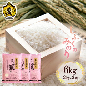 【ふるさと納税】 令和5年産 しふくのみのり 精米 6kg ( 2kg × 3袋 ) 無洗米 白米 米 お米 こめ コメ 県産米 国産米 6KG 6キロ 6k 6K 6K 6k 6キロ 6 秋田県 あきた 鹿角市 鹿角 送料無料 【安保金太郎商店】