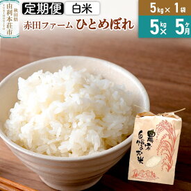 【ふるさと納税】《5ヶ月定期便》令和7年産 【 白米 】 秋田県産ひとめぼれ5kg