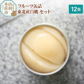 【ふるさと納税】Sanuki フルーツ缶詰 東北産白桃 12缶セット