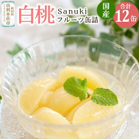 【ふるさと納税】Sanuki フルーツ缶詰 白桃 12缶セット