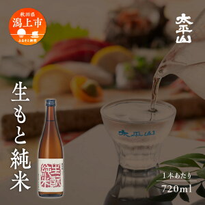 【ふるさと納税】生もと純米 720ml セット 生もと きもと 酒 日本酒 純米酒 720 四合 父の日 【小玉醸造】