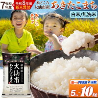 【ふるさと納税】米 あきたこまち 精米 米どころ秋田県大仙市産【選べる R...