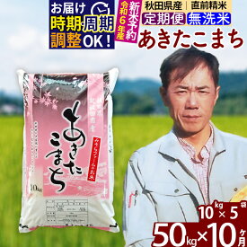 【ふるさと納税】※令和6年産 新米予約※《定期便10ヶ月》秋田県産 あきたこまち 50kg【無洗米】(10kg袋) 2024年産 お届け周期調整可能 隔月に調整OK お米 みそらファーム