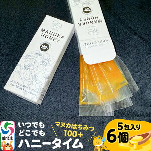 【ふるさと納税】いつでもどこでもハニータイム(マヌカはちみつ100+) 6個セット