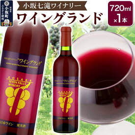 【ふるさと納税】小坂七滝ワイナリー ワイングランド 720ml×1本