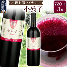 【ふるさと納税】小坂七滝ワイナリー 小公子 720ml×1本