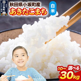 【ふるさと納税】【白米】あきたこまち 令和7年産【選べる容量：10kg（10kg×1袋）／20kg（10kg×2袋）／30kg（10kg×3袋）精米 中村農園 [あきたこまち 米 お米 こめ 白米 精米 ブランド米 食卓 おにぎり 秋田]