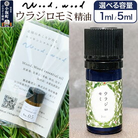 【ふるさと納税】ウラジロモミ精油【選べる容量 1ml＜クロネコゆうパケット＞／5ml】