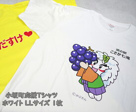 【ふるさと納税】小坂町応援Tシャツ ホワイト LLサイズ