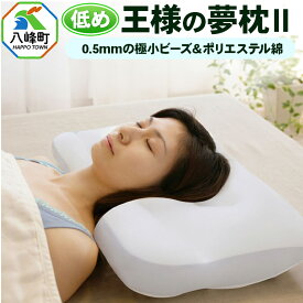 【ふるさと納税】王様の夢 枕 2 低め タイプ 頚椎 首 支える 王様シリーズ 安眠枕 快眠枕 洗える 枕カバー 王様の夢枕 肩 サポート ストレートネック 日本製 誕生日 ギフト プレゼント まくらカバー 王様 寝姿勢 横向き 仰向け 男性 女性 おすすめ ピロー まくら 低い 高さ