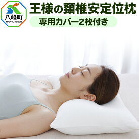 【ふるさと納税】枕 まくら 王様の頚椎安定位枕 専用カバー 2枚付き 王様の夢枕 王様シリーズ 安眠枕 洗える 頸椎 まくらカバー ストレートネック 肩 睡眠 寝心地 日本製 ギフト プレゼント 秋田県 寝返り 柔らかい 横向き 寝姿勢 王様 おすすめ 仰向け 首 支える