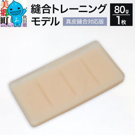 【ふるさと納税】縫合トレーニングモデル（真皮縫合対応版）12cm×6cm×厚み1cm 人工皮膚 大学 病院 医療施設 TPE(熱可塑性樹脂）秋田県 美郷町