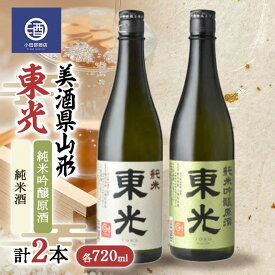 【ふるさと納税】 美酒県山形 東光 純米吟醸原酒 純米酒 720ml 合計2本セット F2Y-3593