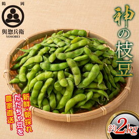 【ふるさと納税】 ≪2026年先行予約≫【與惣兵衛】山形県産 神の枝豆 だだちゃ豆 ≪選べる容量 約1kg～約2kg≫ 2026年8月上旬から順次発送 F2Y-5460var