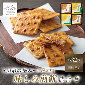 【ふるさと納税】【山形の極み】さがえ屋 味しみ煎餅詰合せ F2Y-6067