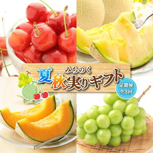 【ふるさと納税】 《2026年先行予約》みちのく 夏秋実りギフト 定期便 全3回 FSY-2360