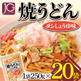 【ふるさと納税】JG焼うどん 250g×20袋 F2Y-3231