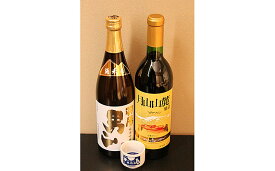 【ふるさと納税】純米吟醸＆赤ワイン 720ml×2本セット fz23-234 山形 お取り寄せ 送料無料