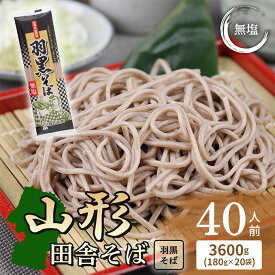 【ふるさと納税】【城北麺工】出羽三山 羽黒そば(40人前) FZ21-710