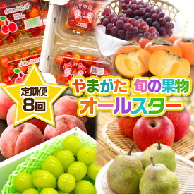 【ふるさと納税】【定期便8回】やまがた 旬の果物オールスター FZ24-537 くだもの 果物 フルーツ 山形 山形県 山形市 お取り寄せ