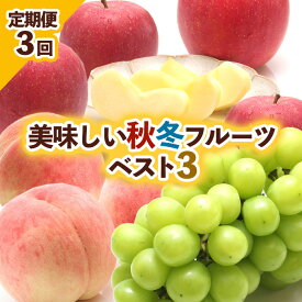 【ふるさと納税】【定期便3回】美味しい秋冬フルーツベスト3 【令和8年産先行予約】FU23-960 くだもの 果物 フルーツ 山形 山形県 山形市 お取り寄せ 2026年産