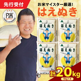 【ふるさと納税】生活応援米【令和6年産・7年産】 はえぬき 量が選べる 5kg 8kg 10kg 20kg おうちごはん 応援米 2024年産 2025年産 精米 ふるさと 米 白米 ブランド米 お米マイスター 常温保存 大容量 小分け お試し 山形県 米沢市 送料無料