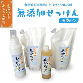 【ふるさと納税】無添加 液体せっけん ボトル セット（液体石鹸 400ml 650ml 各 1本 液体詰替 1L×2本） 洗剤 台所洗剤 洗濯洗剤 食器洗剤 衣類洗剤 キッチン用洗剤 無添加洗剤 無香料 詰め替え 手作り リサイクル お掃除