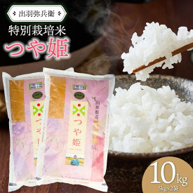 【ふるさと納税】令和7年産【新米】特別栽培米つや姫 精米（白米）【選べる容量 1kg・2kg・5kg・10kg】　山形県鶴岡市産　出羽弥兵衛