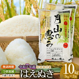 【ふるさと納税】 【令和7年産先行予約】 特別栽培米 はえぬき 10kg（5kg×2袋 計10kg） 2025年 |山形県 鶴岡市 返礼品 無洗米 白米 ブランド米 お取り寄せ 米 楽天ふるさと 納税 お米 おこめ 特別栽培 コメ 7分つき 10キロ こめ 精米 美味しい 鶴岡産 単一原料米