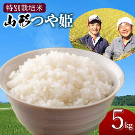 【ふるさと納税】【令和6年産 先行予約】特別栽培米　山形つや姫 精米5kg 一等米 ごはんソムリエ監修　2024年