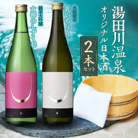 【ふるさと納税】湯田川温泉オリジナル日本酒2本セット 純米大吟醸「女神のしずく42」 生?純米「乳いちょう」 各720ml×1本　合同会社つかさや旅館
