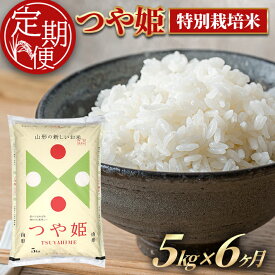 【ふるさと納税】≪6ヶ月定期便≫ 特別栽培米 つや姫 精米 5kg×6ヶ月連続 計30kg 山形県産 ご希望の毎月下旬頃お届け 東北 酒田市 お米 白米 ブランド米 ごはん 連続定期便 東北食糧 HACCP
