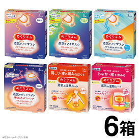 【ふるさと納税】花王 めぐりズム詰め合わせ「蒸気の温熱シート」「蒸気でホットアイマスク」「蒸気でグッドナイト」