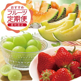 【ふるさと納税】≪3回定期便≫ 農家直送 おすすめのフルーツ定期便2026 いちご：4月上旬～5月中旬 メロン：6月下旬〜7月中旬 青ブドウ：8月下旬〜9月下旬 計3回 ※離島発送・着日指定不可 頒布会 果物 くだもの イチゴ 産地直送 酒田市 シャインマスカット 庄内 酒田市